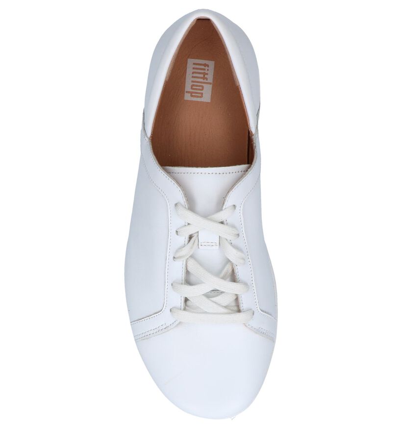 Witte Sneakers FitFlop F-Sporty II Lace Up in leer (240998)