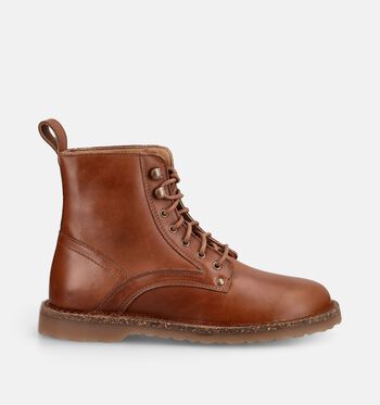 Birkenstock Boots NATURAL LEATHER COGNAC