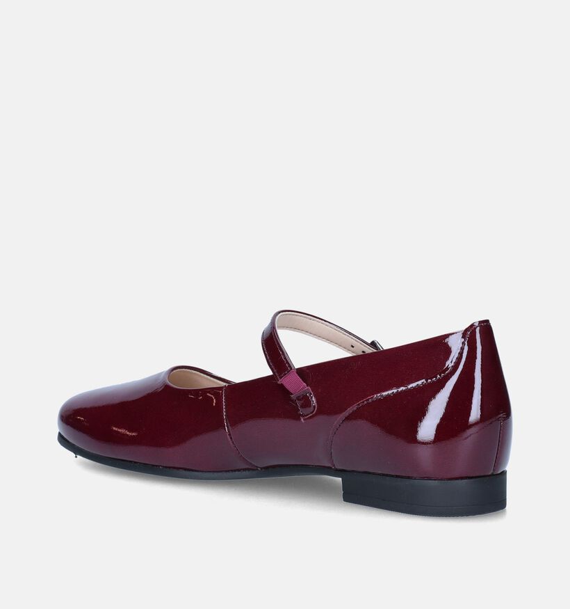 Gabor Best Fitting Bordeaux Ballerina's met riempje Gabor Best Fitting Bordeaux Ballerina's met riempje voor dames (347026)