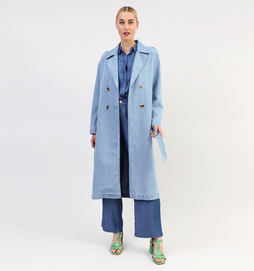 Vila Ci Blauwe Jeans trenchcoat voor dames (337655)