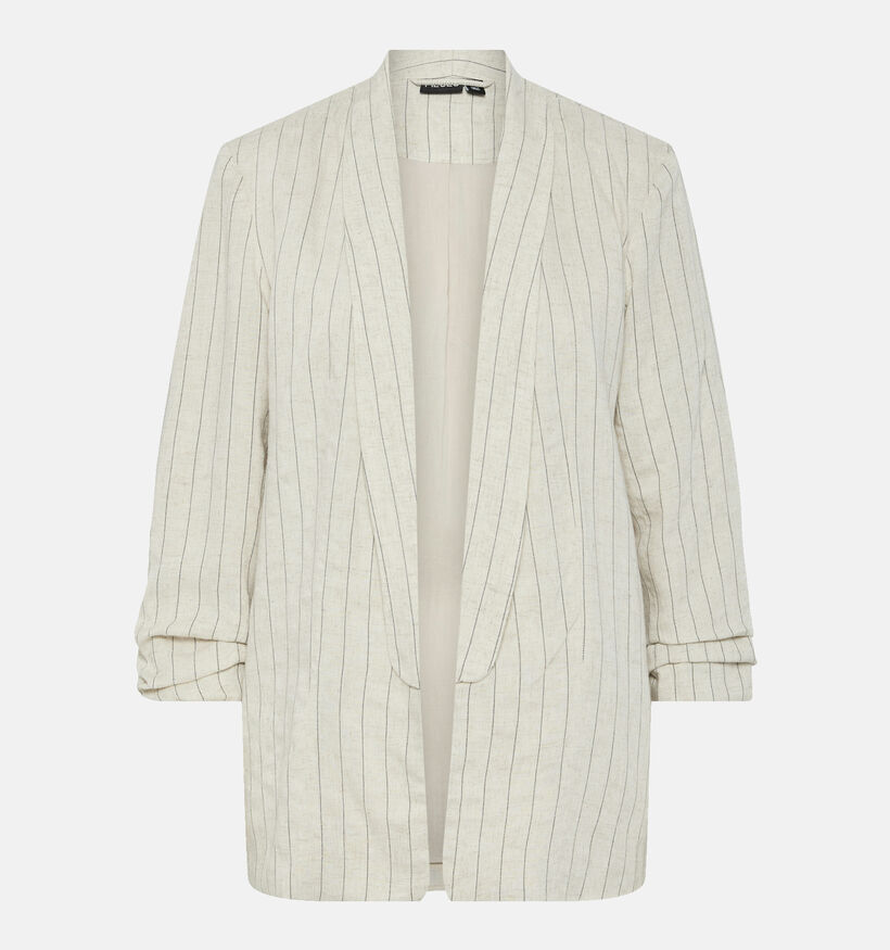 Pieces Pia Bosella Beige Blazer voor dames (351111)