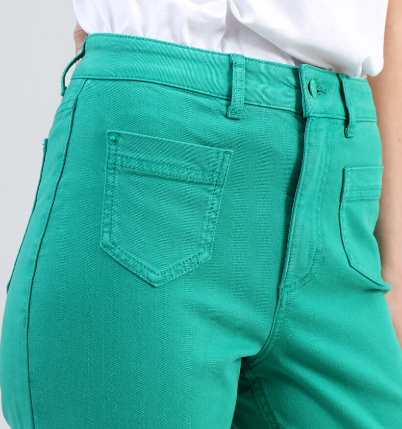 comma casual identity Groene Chino Broek voor dames (345058)