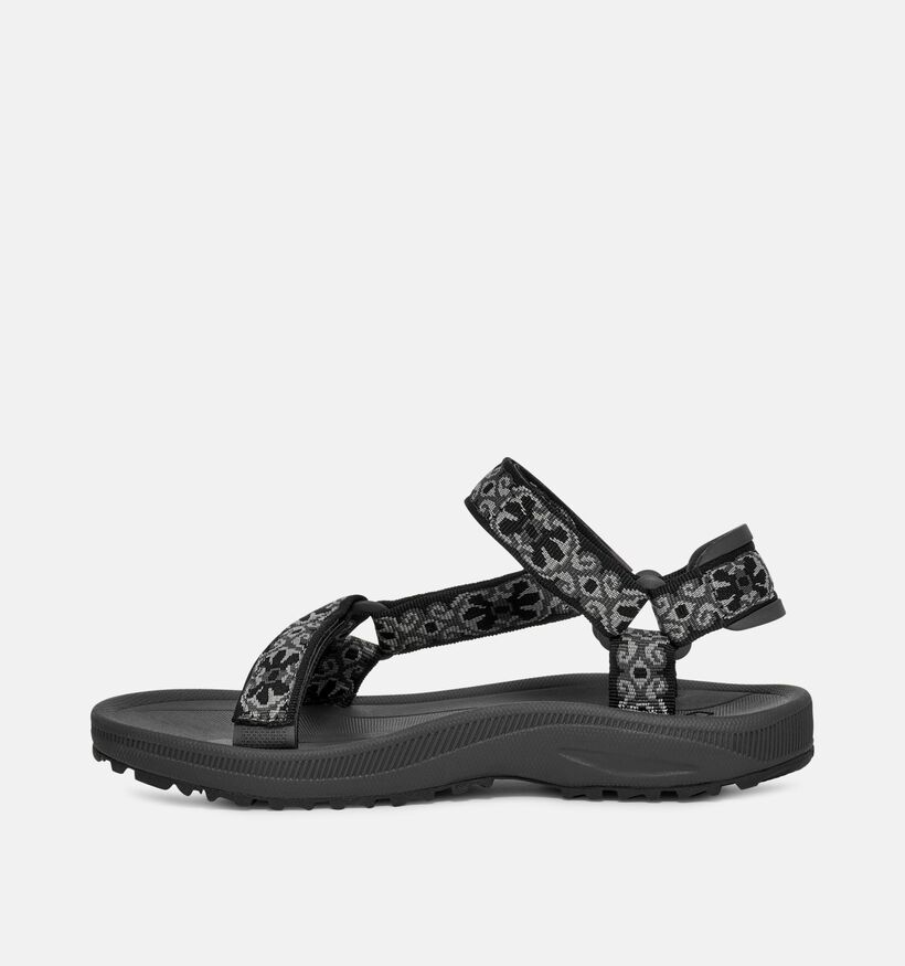 Teva Original Winsted Zwarte Sandalen met Bloemenprint voor dames (370866)