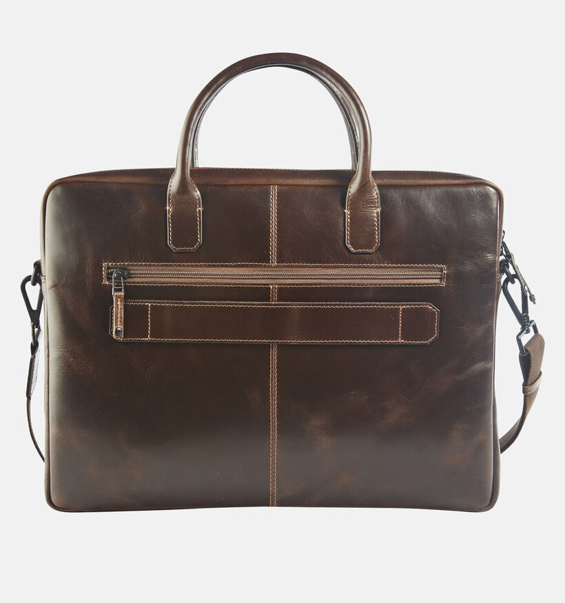 Maverick Bruine Laptoptas voor heren (384111)