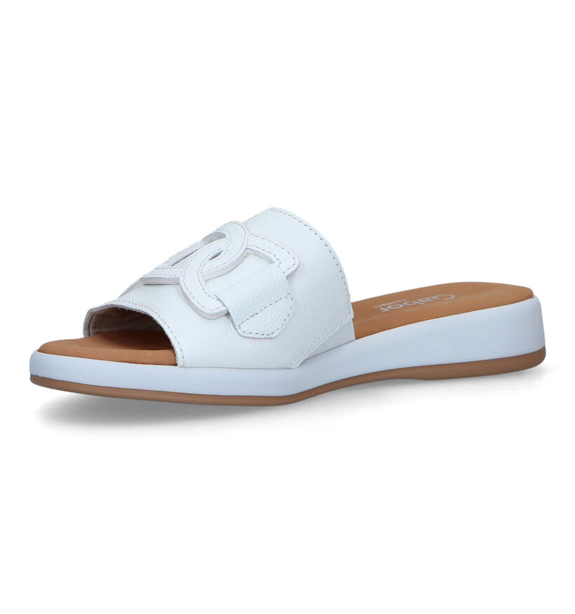 Gabor Comfort Nu-pieds en Blanc pour femmes (323259)