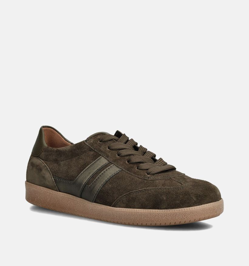 Gabor Donkergroene Sneakers voor dames (363121) - geschikt voor steunzolen