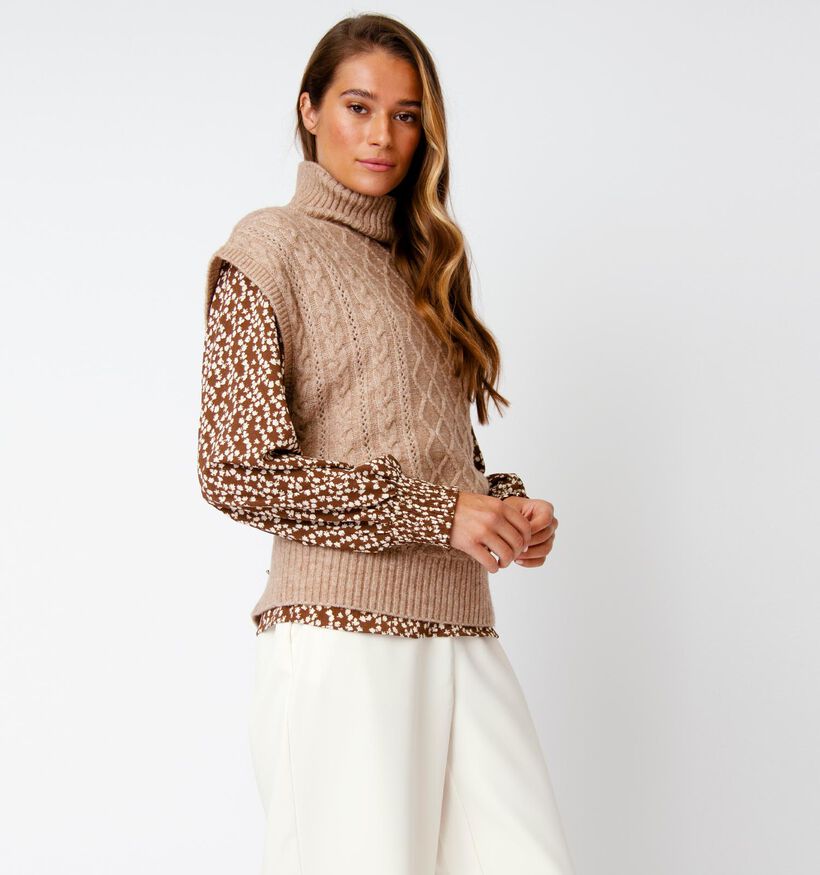 Vero Moda Vigga Débardeur en Brun (318384)