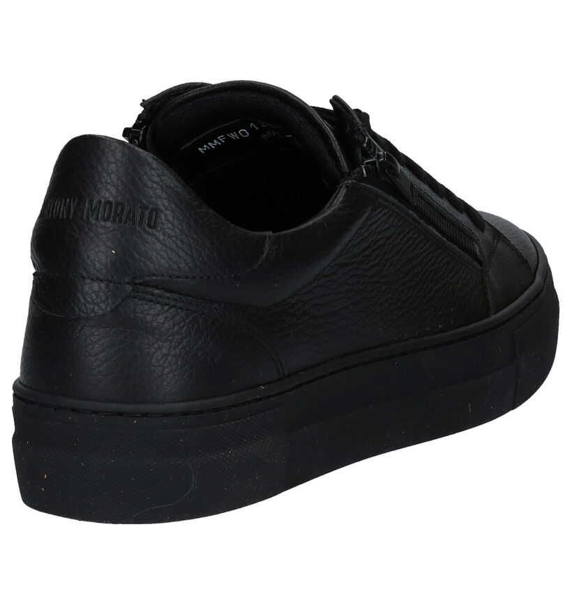 Antony Morato Chaussures basses en Noir en cuir (282681)