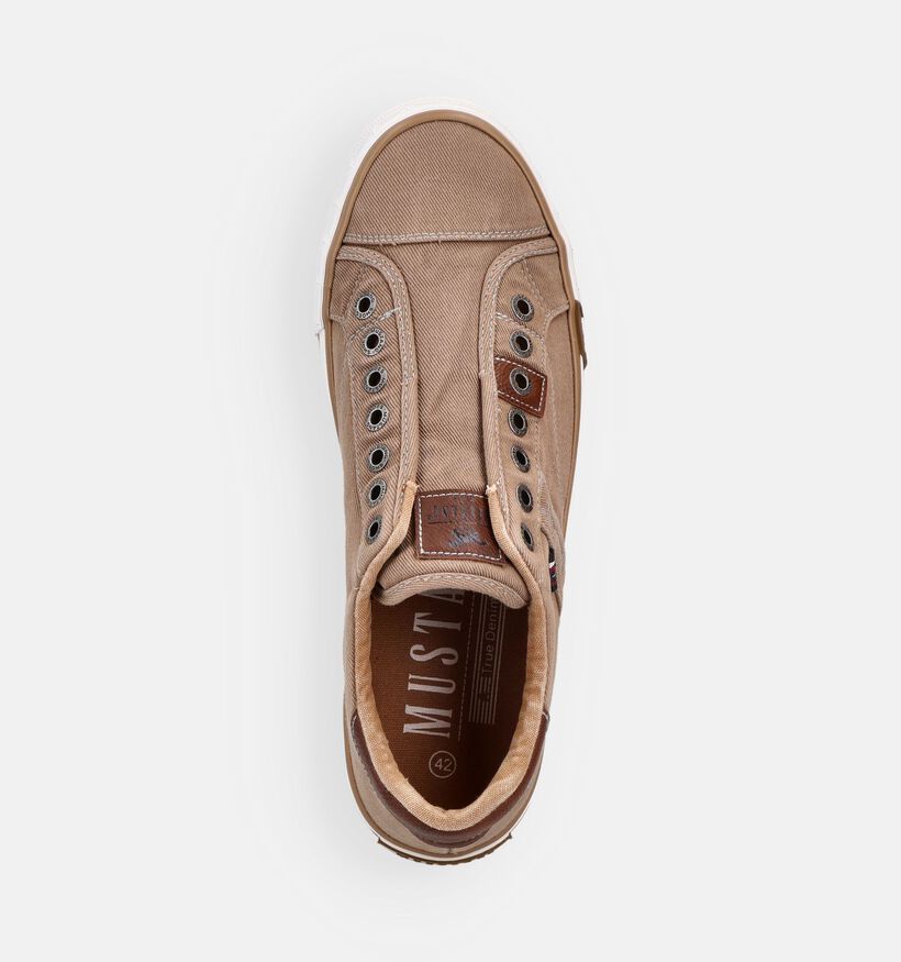 Mustang Chaussures &agrave; enfiler en Marron pour hommes (372965)