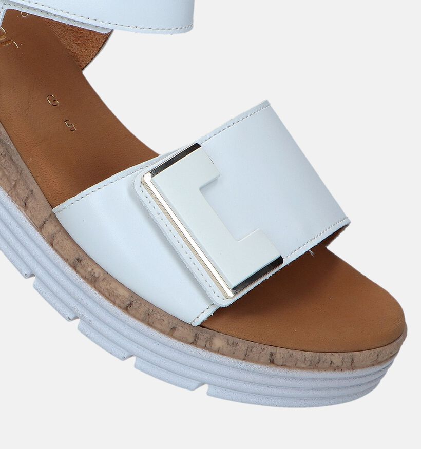 Gabor Comfort Sandales avec talon compensé en Noir pour femmes (339496)