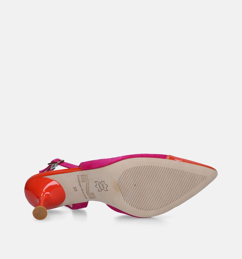 Nathan-Baume Escarpins slingback en Fuchsia pour femmes (340358)