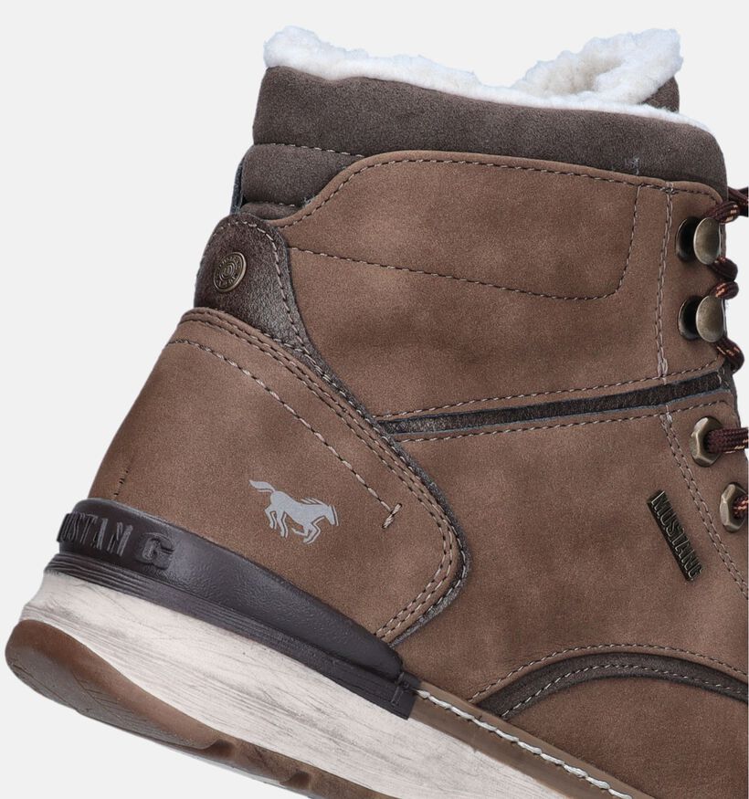 Mustang Bruine Veterboots voor heren (345478)