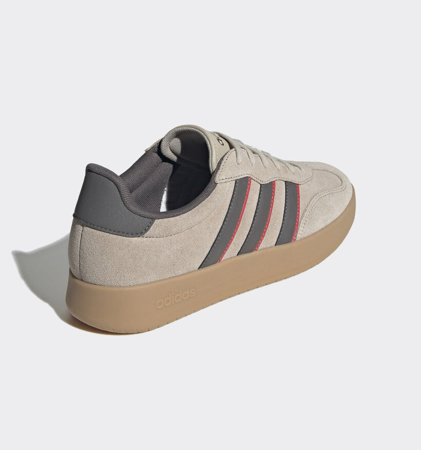 adidas Barreda Baskets en Beige pour garçons, hommes (350205) - pour semelles orthopédiques