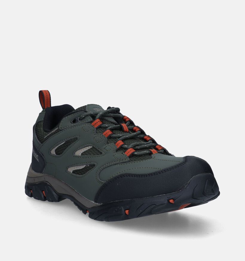 Regatta Holcombe Iep Kaki Wandelschoenen voor heren (345043) - geschikt voor steunzolen