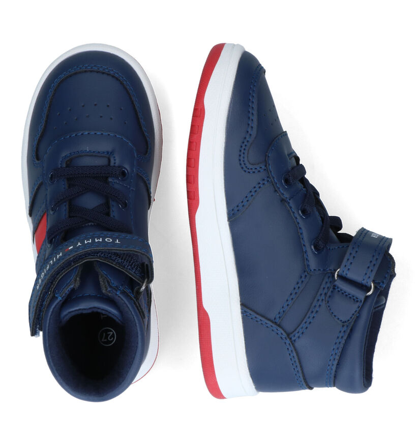 Tommy Hilfiger Cognac Hoge Sneakers voor jongens (312042)