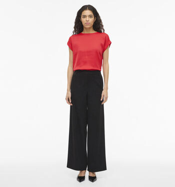 Vila T-shirts Bruin/Blauw/Rood/Groen