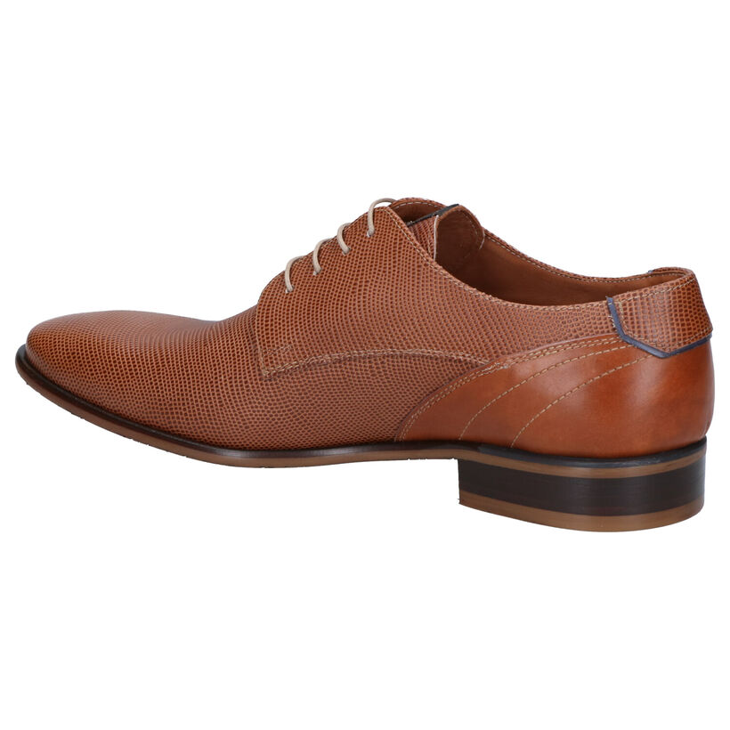 Donkerblauwe Geklede Schoenen Ambiorix Ermano in leer (274884)