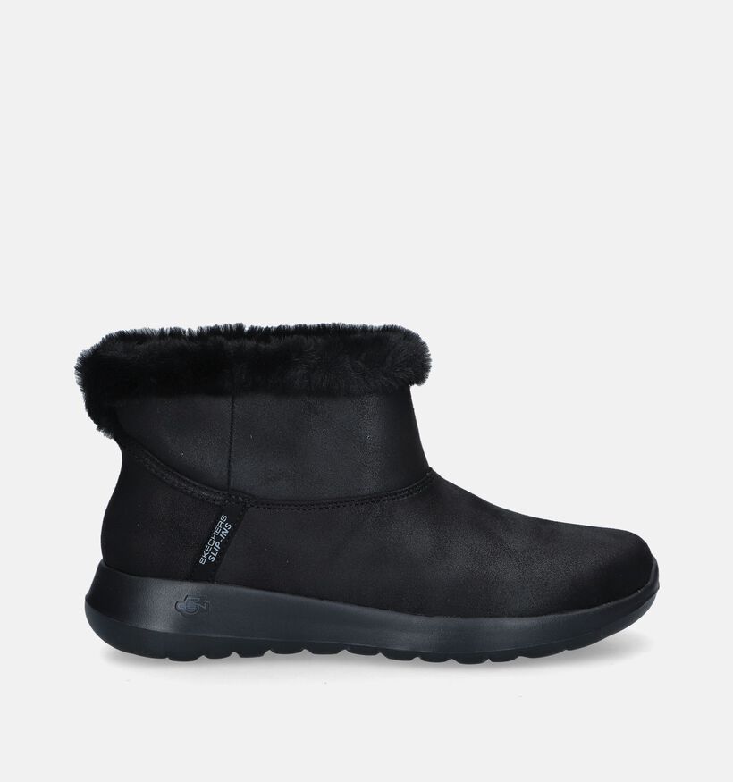 Skechers Slip-ins On-The-Go Joy Cozy Zwarte Boots voor dames (346350)