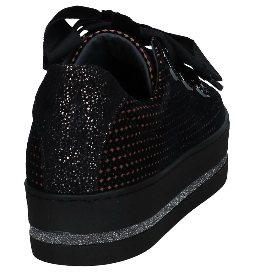 Maripé Chaussures à lacets en Noir en daim (230567)