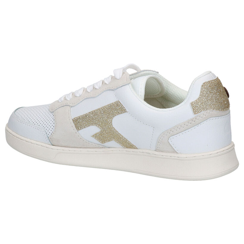 Faguo Witte Veterschoenen in daim (274839)