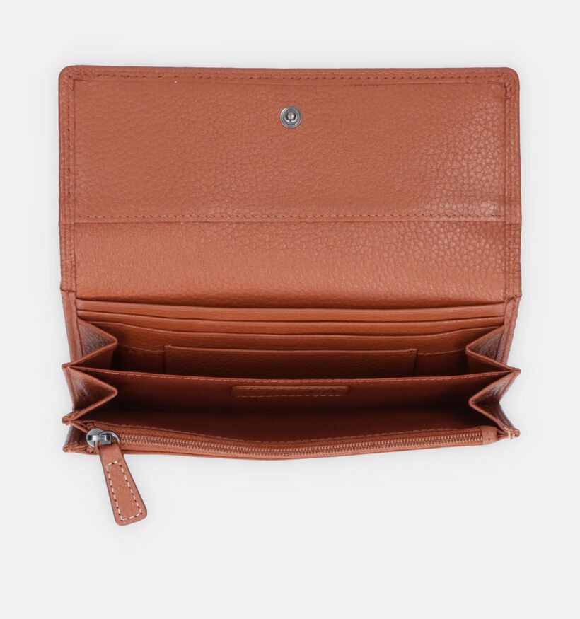 Label M Porte-monnaie à rabat en Marron pour femmes (349925)