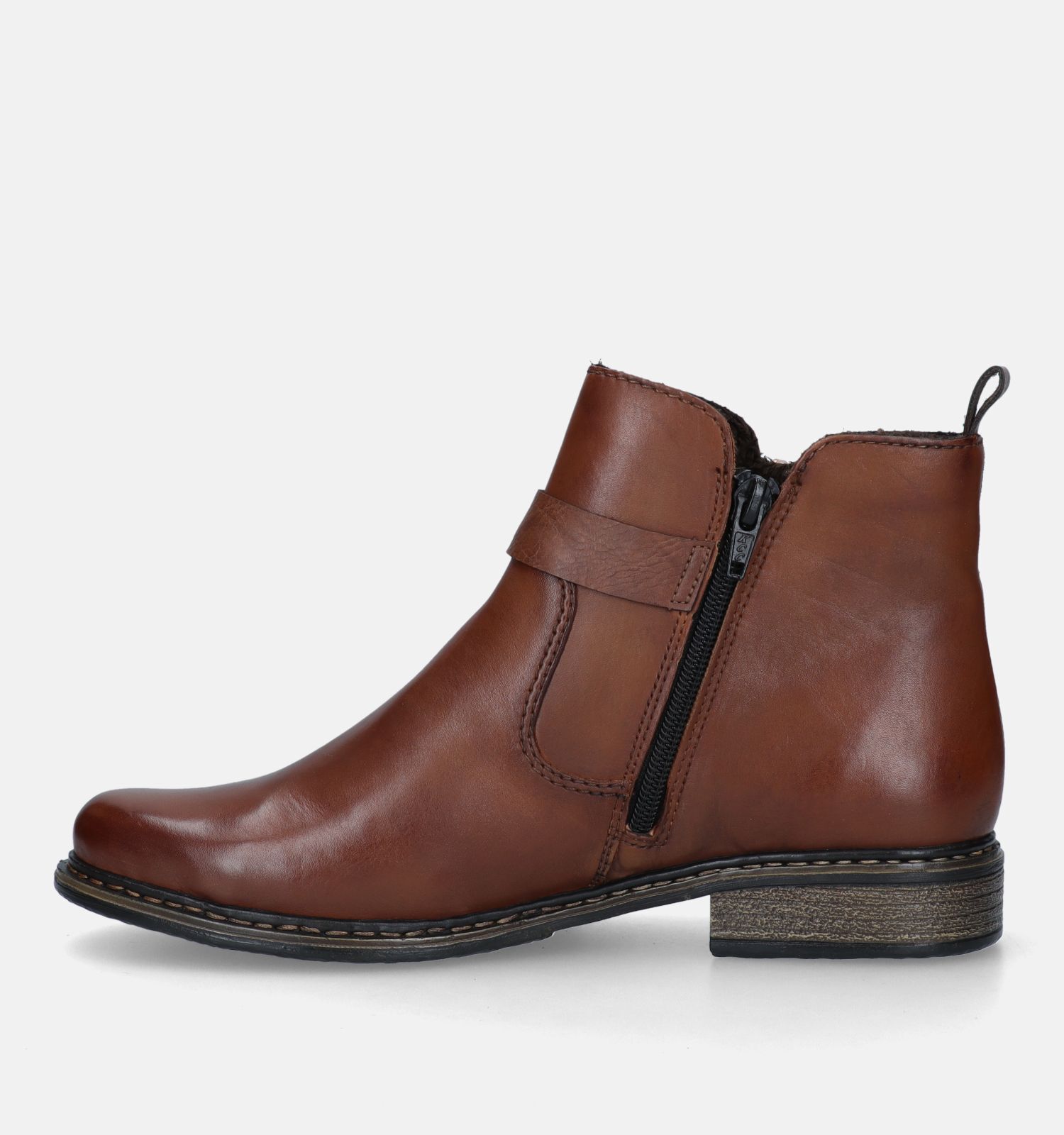 Rieker enkellaarsjes cognac deals
