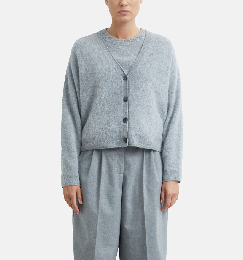 comma Gilet en Gris pour femmes (381677)