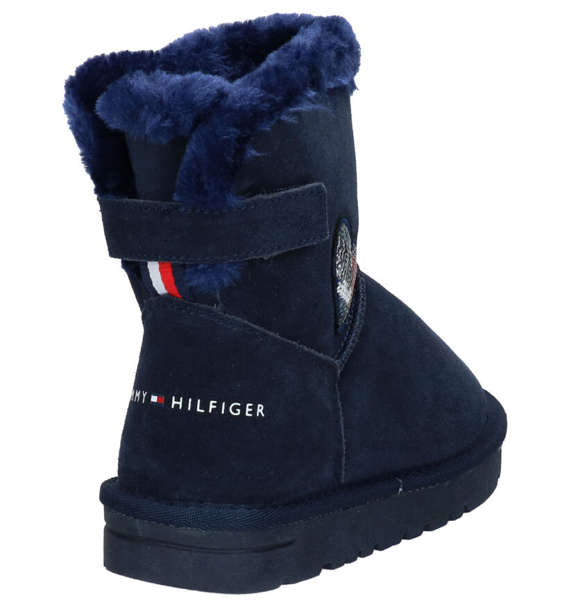 Tommy Hilfiger Blauwe Laarsjes in daim (256956)