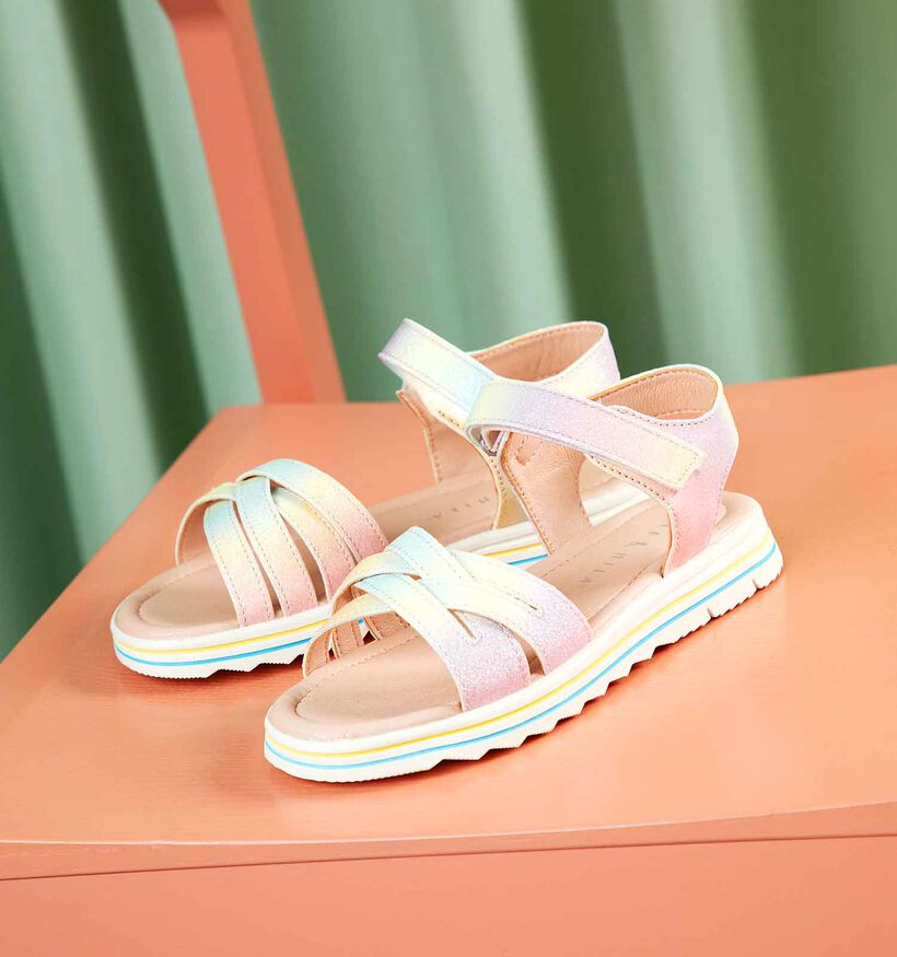 Milo & Mila Sandales en Pastel pour filles (356649)
