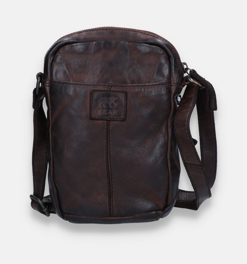 Bear Design Sac à bandoulière en Brun pour hommes (342776)