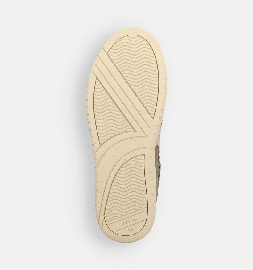 Victoria Baskets casual en Vert/Rose pour femmes (361884) - pour semelles orthopédiques