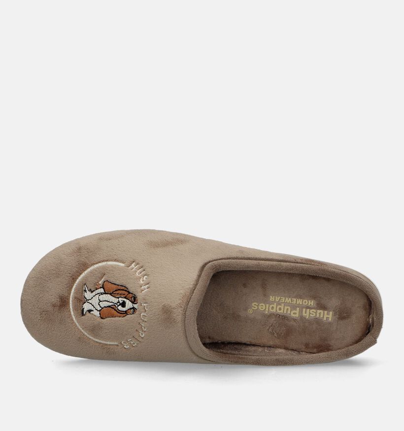 Hush Puppies Opale Pantoufles en Beige pour femmes (329358) - pour semelles orthopédiques