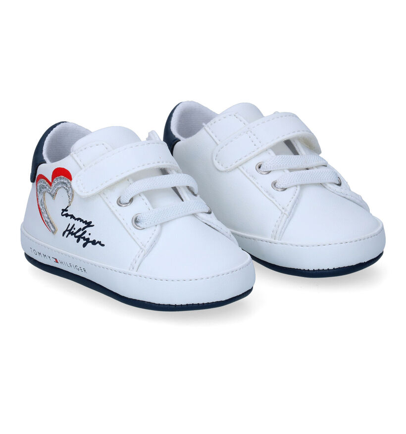 Tommy Hilfiger Chaussons pour bébé en Blanc en simili cuir (303894)