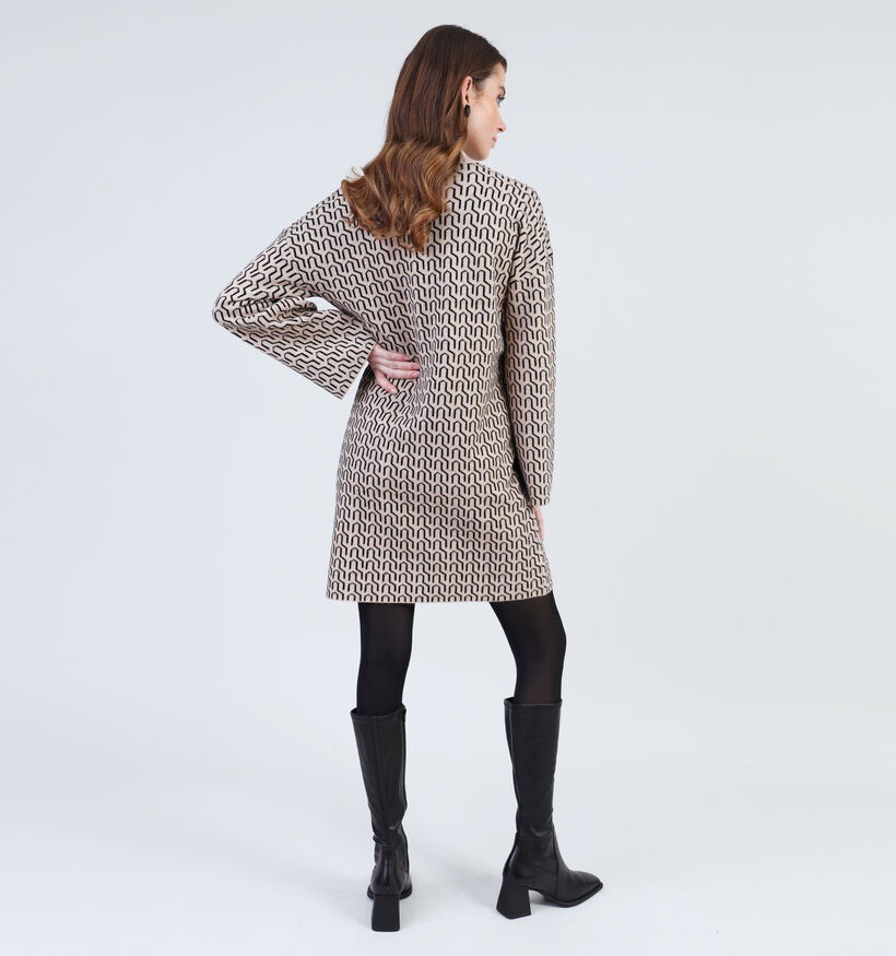 Vero Moda Goldneedle Art Bruine Trui Jurk voor dames (340562)