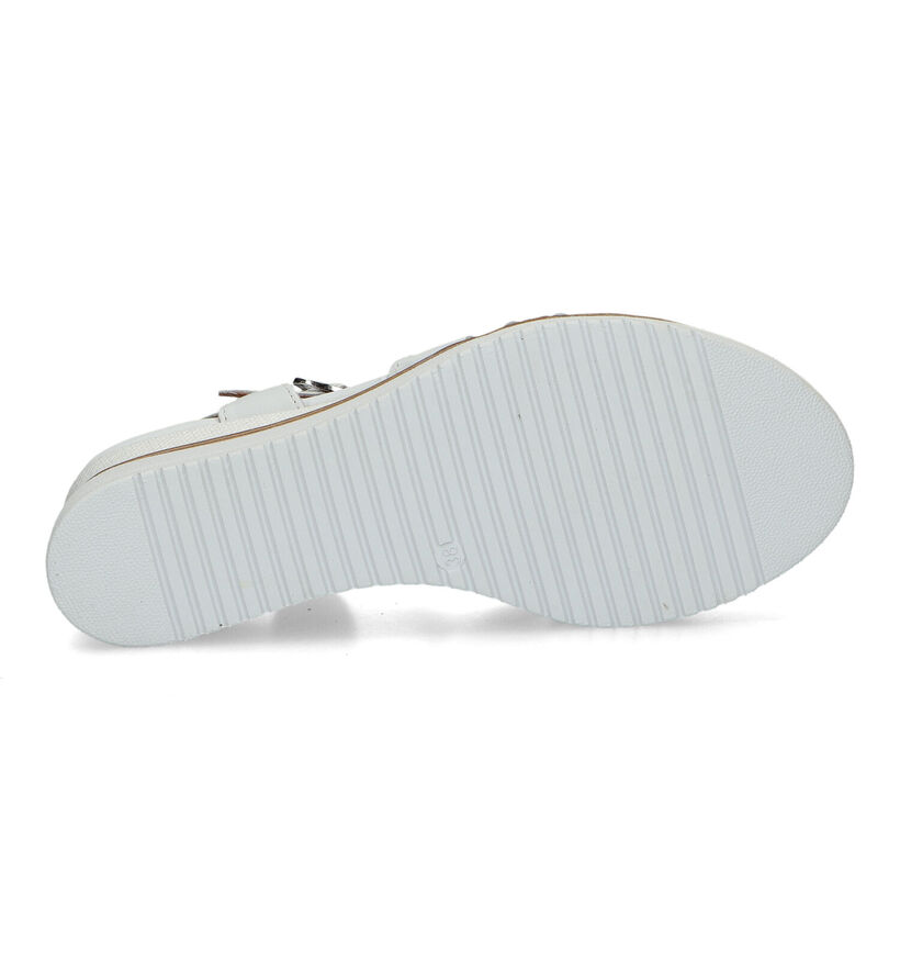Tamaris Witte Sandalen met sleehak voor dames (322300)