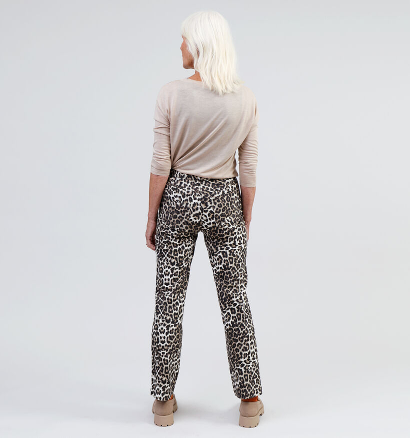 Vila Amber Bruine Straight leg jeans L32 voor dames (332542)