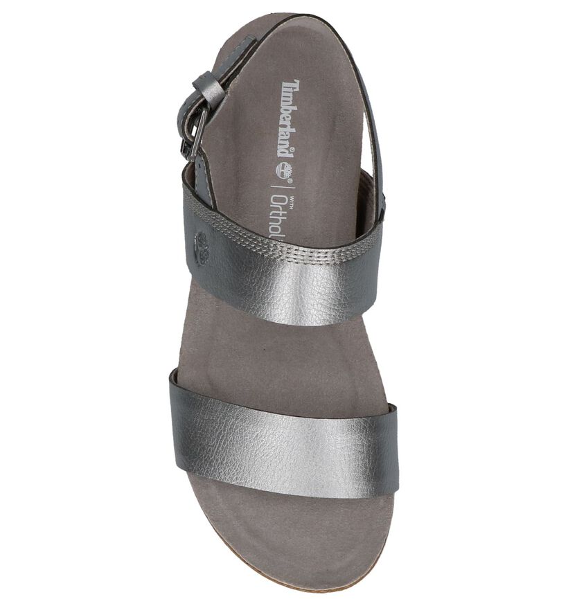 Timberland Malibu Waves Zilveren Sandalen in leer (212318)