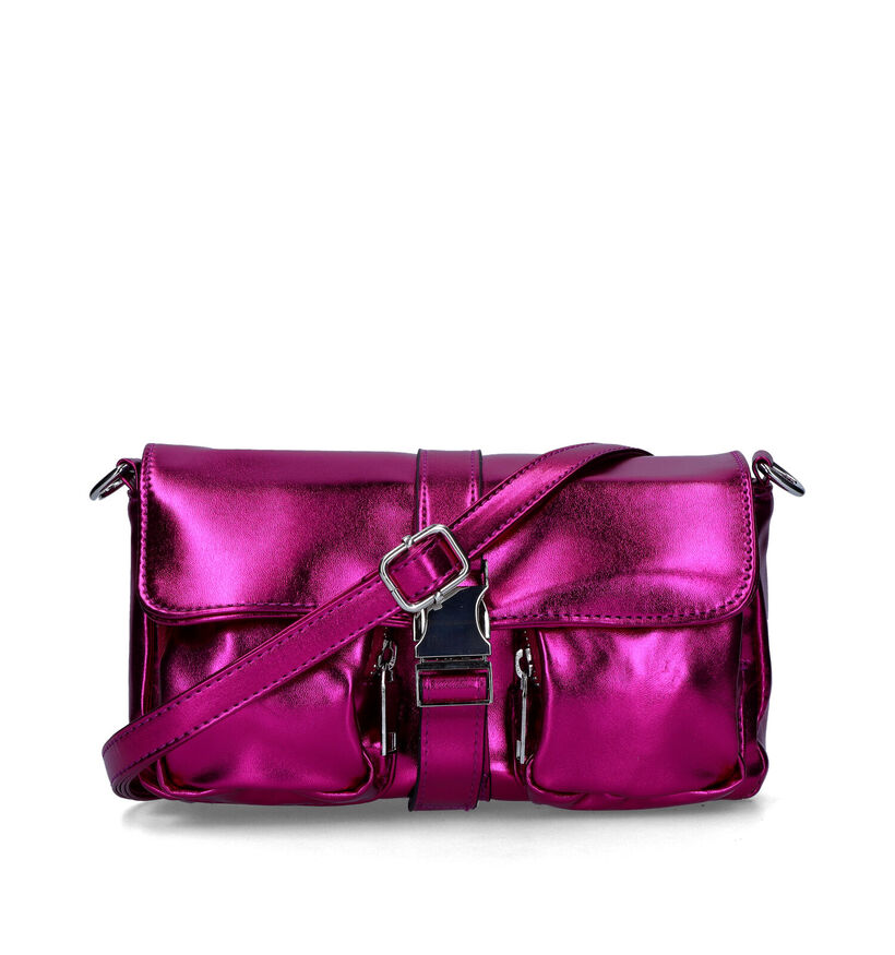 J.M Factory Sac porté croisé en Fuchsia pour femmes (334605)