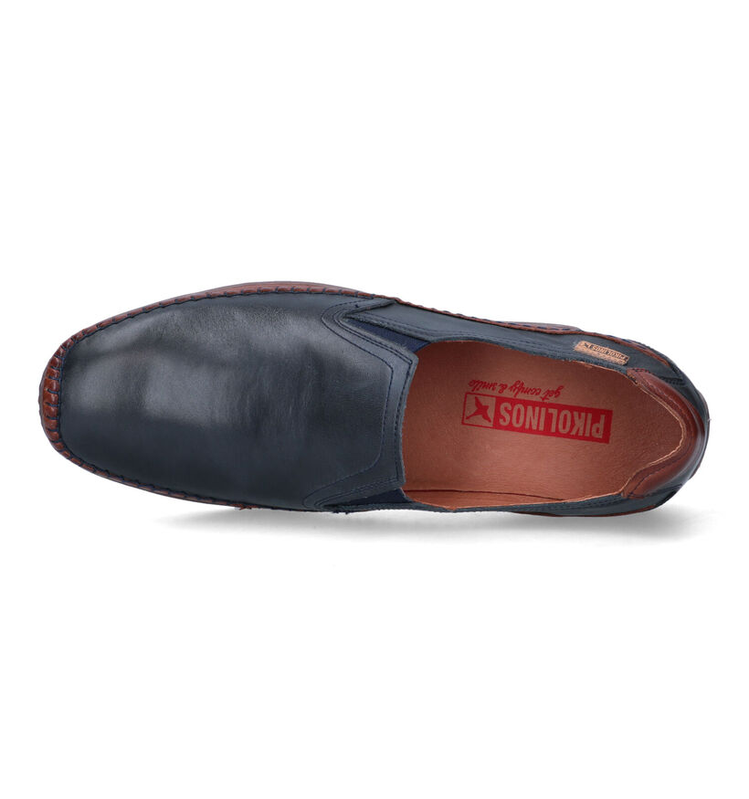 Pikolinos Azores Mocassins en Bleu pour hommes (339797) - pour semelles orthopédiques