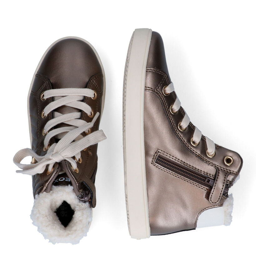 Geox Kathe Baskets en Bronze en simili cuir (317654)