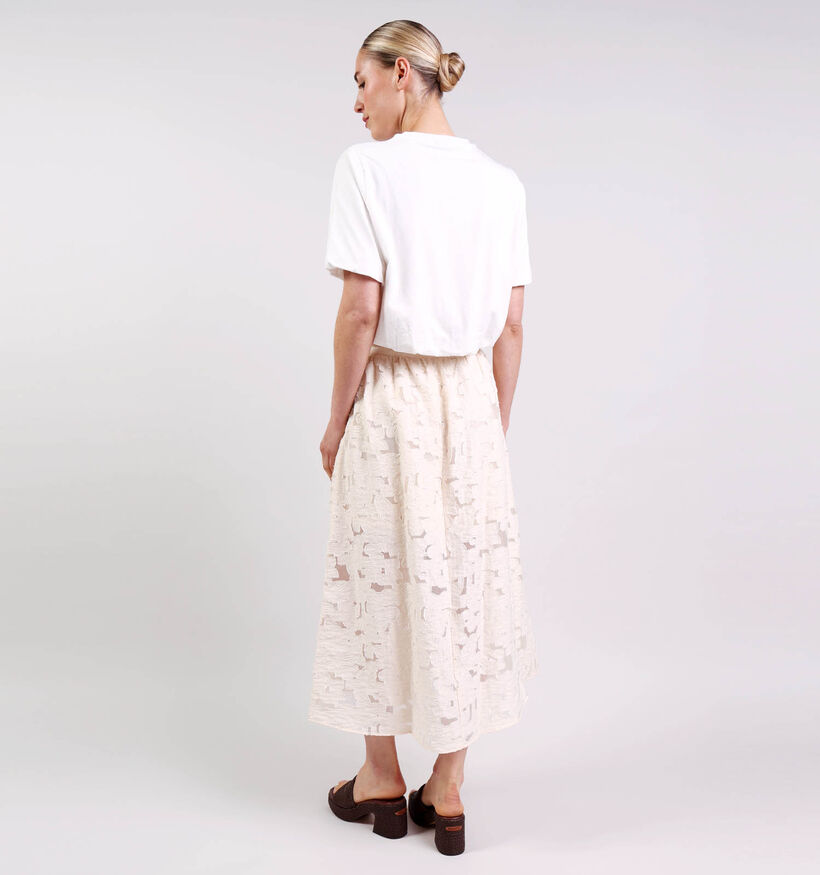 JDY Gemma Jupe mi-longue en Beige pour femmes (373903)