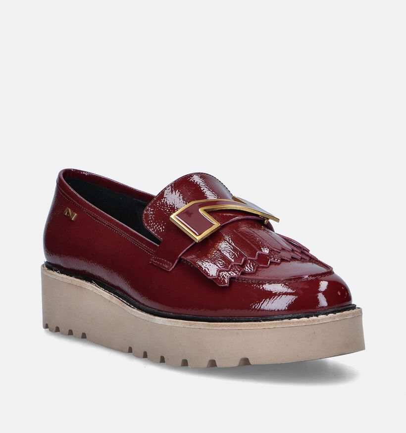 Nathan-Baume Chaussures à enfiler en Bordeaux pour femmes (348008)