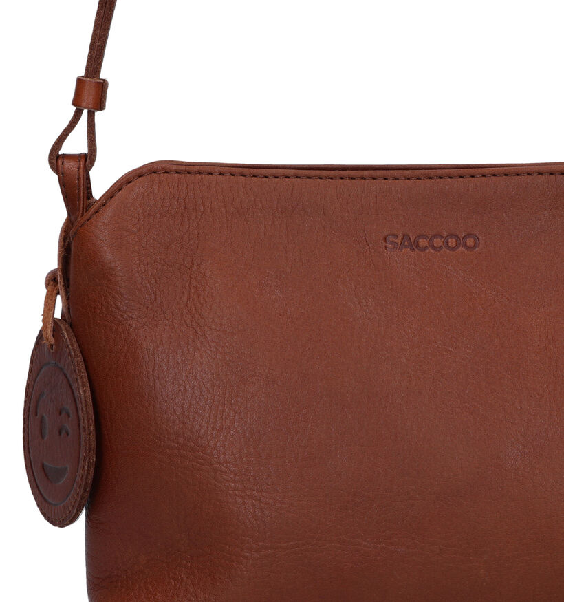 Saccoo Melo Cognac Crossbody Tas voor dames (342840)