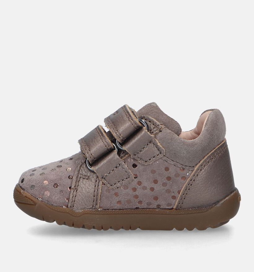 Geox Macchia Chaussures pour bébé en Bronze pour filles (330099) - pour semelles orthopédiques