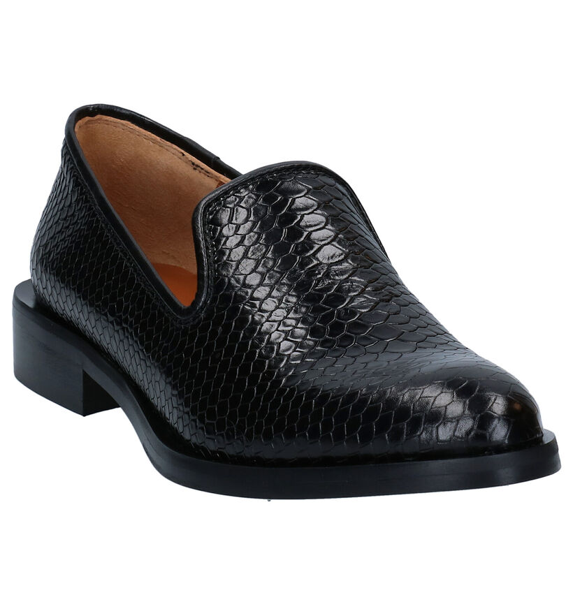 Zinda Loafers en Noir en cuir (283725)