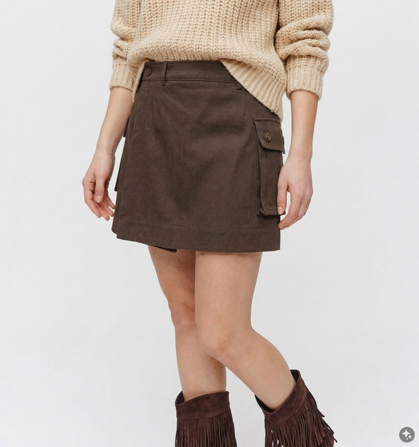 Ador&eacute; Loana Jupe en Marron pour femmes (384093)