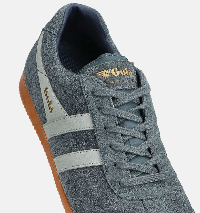 Gola Harrier CMA192 Baskets en Bleu pour hommes (345145) - pour semelles orthop&eacute;diques