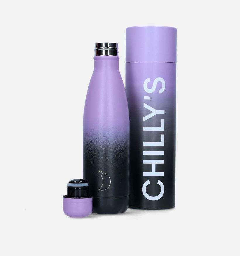 Chilly’s x Gradient Midnight Haze Gourde en Mauve 500ml pour femmes, garçons, filles, hommes (356815)