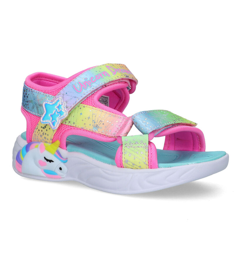 Skechers Unicorn Dreams Sandales en Rose pour filles (323338)