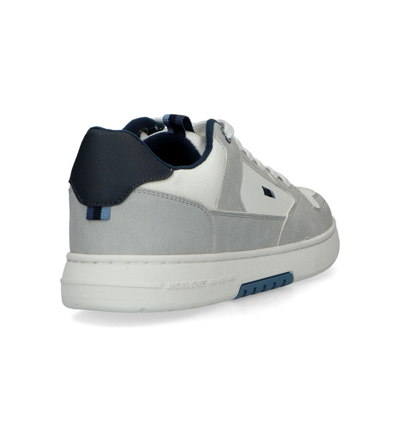 Jack & Jones Heath Pu Baskets en Blanc pour hommes (321028) - pour semelles orthopédiques